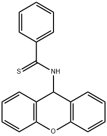 N-(9H-xanthen-9-yl)benzenecarbothioamide Structural