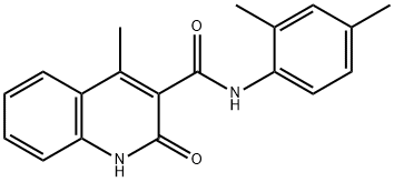 N-(2,4-dimethylphenyl)-4-methyl-2-oxo-1H-quinoline-3-carboxamide Structural