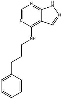 N-(3-phenylpropyl)-1H-pyrazolo[3,4-d]pyrimidin-4-amine Structural