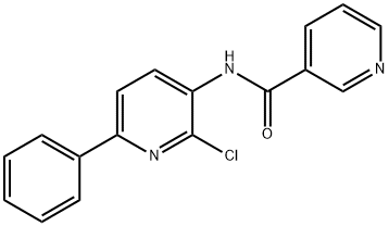 N-(2-chloro-6-phenylpyridin-3-yl)pyridine-3-carboxamide Structural