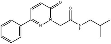 N-(2-methylpropyl)-2-(6-oxo-3-phenylpyridazin-1-yl)acetamide Structural