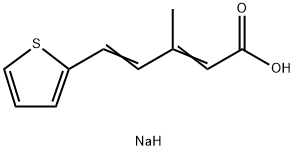 sodium (2Z,4E)-3-methyl-5-thiophen-2-ylpenta-2,4-dienoate Structural
