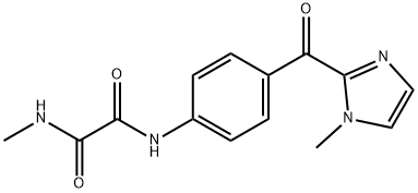 N-methyl-N'-[4-(1-methylimidazole-2-carbonyl)phenyl]oxamide Structural