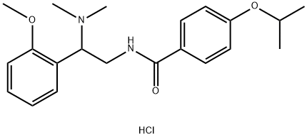 N-[2-(dimethylamino)-2-(2-methoxyphenyl)ethyl]-4-propan-2-yloxybenzamide hydrochloride Structural