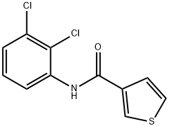 N-(2,3-dichlorophenyl)thiophene-3-carboxamide Structural