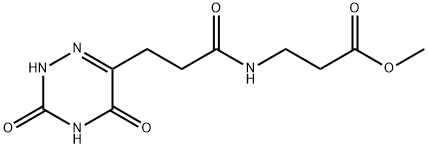 methyl 3-[3-(3,5-dioxo-2H-1,2,4-triazin-6-yl)propanoylamino]propanoate Structural