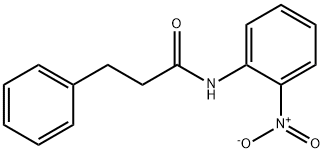 N-(2-nitrophenyl)-3-phenylpropanamide Structural