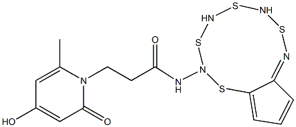 N-(5,6-dihydro-4H-cyclopenta[d][1,3]thiazol-2-yl)-3-(4-hydroxy-2-methyl-6-oxopyridin-1-yl)propanamide Structural