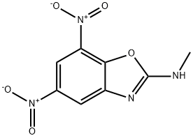 N-methyl-5,7-dinitro-1,3-benzoxazol-2-amine Structural