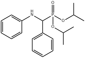 N-[di(propan-2-yloxy)phosphoryl-phenylmethyl]aniline Structural