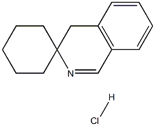 spiro[4H-isoquinoline-3,1'-cyclohexane] hydrochloride Structural