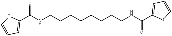 N-[8-(furan-2-carbonylamino)octyl]furan-2-carboxamide Structural