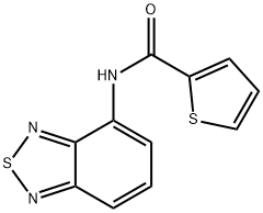 N-(2,1,3-benzothiadiazol-4-yl)thiophene-2-carboxamide Structural