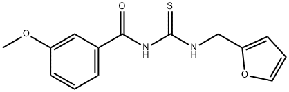 N-(furan-2-ylmethylcarbamothioyl)-3-methoxybenzamide Structural