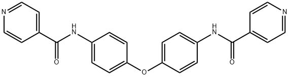 N-[4-[4-(pyridine-4-carbonylamino)phenoxy]phenyl]pyridine-4-carboxamide Structural