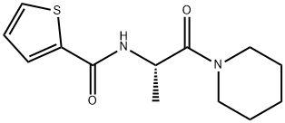 N-[(2S)-1-oxo-1-piperidin-1-ylpropan-2-yl]thiophene-2-carboxamide Structural