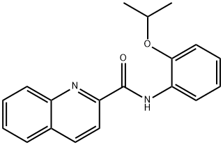 N-(2-propan-2-yloxyphenyl)quinoline-2-carboxamide Structural