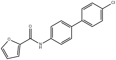 N-[4-(4-chlorophenyl)phenyl]furan-2-carboxamide Structural