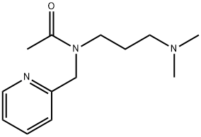 N-[3-(dimethylamino)propyl]-N-(pyridin-2-ylmethyl)acetamide Structural
