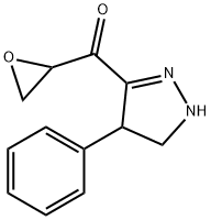 oxiran-2-yl-(4-phenyl-4,5-dihydro-1H-pyrazol-3-yl)methanone Structural
