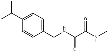 N-methyl-N'-[(4-propan-2-ylphenyl)methyl]oxamide Structural