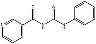 N-(phenylcarbamothioyl)pyridine-3-carboxamide Structural