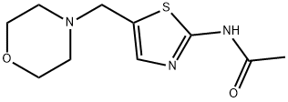 N-[5-(morpholin-4-ylmethyl)-1,3-thiazol-2-yl]acetamide Structural