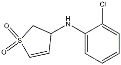 N-(2-chlorophenyl)-1,1-dioxo-2,3-dihydrothiophen-3-amine Structural