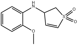 N-(2-methoxyphenyl)-1,1-dioxo-2,3-dihydrothiophen-3-amine Structural