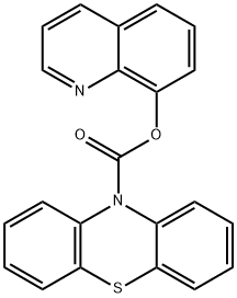 quinolin-8-yl phenothiazine-10-carboxylate Structural