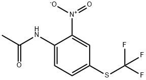 N-[2-nitro-4-(trifluoromethylsulfanyl)phenyl]acetamide Structural