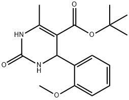 tert-butyl 4-(2-methoxyphenyl)-6-methyl-2-oxo-3,4-dihydro-1H-pyrimidine-5-carboxylate Structural