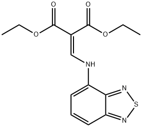 diethyl 2-[(2,1,3-benzothiadiazol-4-ylamino)methylidene]propanedioate Structural