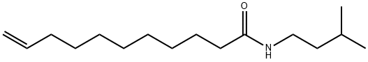 N-(3-methylbutyl)undec-10-enamide Structural