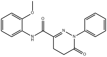 N-(2-methoxyphenyl)-6-oxo-1-phenyl-4,5-dihydropyridazine-3-carboxamide Structural