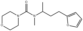 N-[4-(furan-2-yl)butan-2-yl]-N-methylmorpholine-4-carboxamide Structural