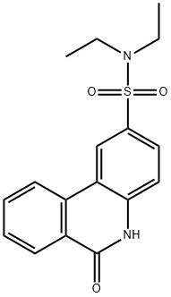N,N-diethyl-6-oxo-5H-phenanthridine-2-sulfonamide Structural