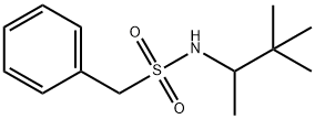N-(3,3-dimethylbutan-2-yl)-1-phenylmethanesulfonamide Structural