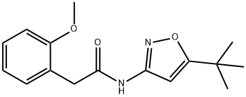 N-(5-tert-butyl-1,2-oxazol-3-yl)-2-(2-methoxyphenyl)acetamide Structural