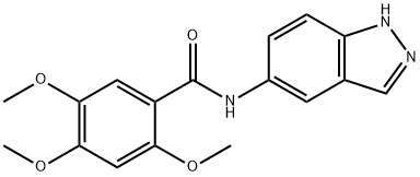 N-(1H-indazol-5-yl)-2,4,5-trimethoxybenzamide Structural