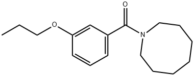 azocan-1-yl-(3-propoxyphenyl)methanone Structural