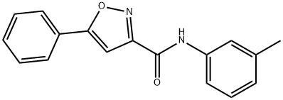 N-(3-methylphenyl)-5-phenyl-1,2-oxazole-3-carboxamide Structural