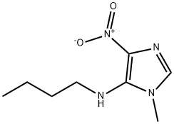 N-butyl-3-methyl-5-nitroimidazol-4-amine Structural
