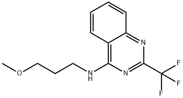 N-(3-methoxypropyl)-2-(trifluoromethyl)quinazolin-4-amine Structural
