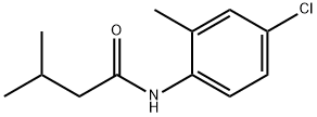 N-(4-chloro-2-methylphenyl)-3-methylbutanamide Structural