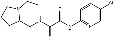 N'-(5-chloropyridin-2-yl)-N-[(1-ethylpyrrolidin-2-yl)methyl]oxamide Structural