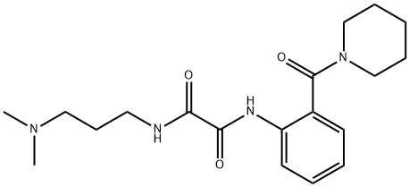 N-[3-(dimethylamino)propyl]-N'-[2-(piperidine-1-carbonyl)phenyl]oxamide Structural