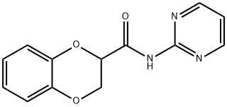 N-pyrimidin-2-yl-2,3-dihydro-1,4-benzodioxine-3-carboxamide Structural