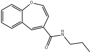 N-propyl-1-benzoxepine-4-carboxamide Structural