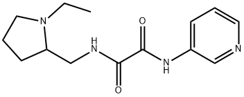 N-[(1-ethylpyrrolidin-2-yl)methyl]-N'-pyridin-3-yloxamide Structural